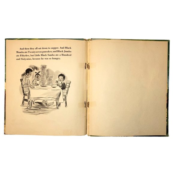 Vintage LITTLE BLACK SAMBO by HELEN BANNERMAN  Illustrated by ROBERT MOORE 1942 - Picture 11 of 16
